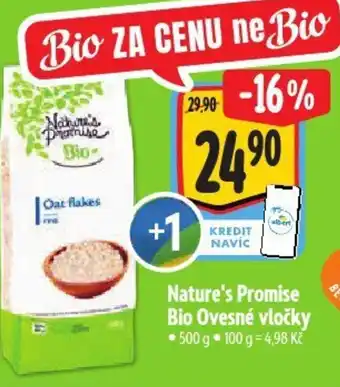 Albert Nature's Promise Bio Ovesné vločky nabídka