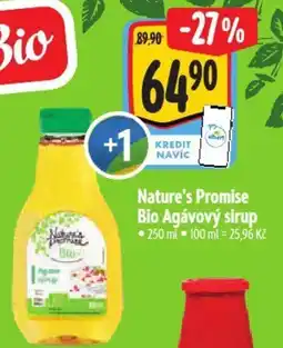 Albert Nature's Promise Bio Agávový sirup nabídka