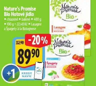 Albert Nature's Promise Bio Hotové jídlo nabídka