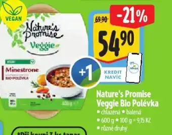 Albert Nature's Promise Veggie Bio Polévka nabídka