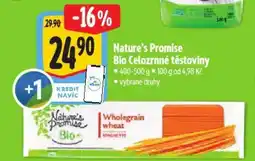 Albert Nature's Promise Bio Celozrnné těstoviny nabídka
