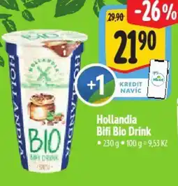 Albert Hollandia Bifi Bio Drink nabídka