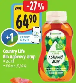 Albert Country Life Bio Agávový sirup nabídka