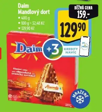 Albert Daim Mandlový dort nabídka