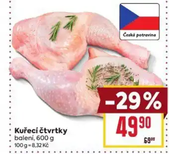Billa Kuřecí čtvrtky nabídka