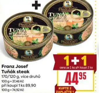 Billa Franz Josef Tuňák steak nabídka