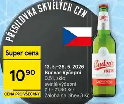 Tesco Budvar Výčepní nabídka