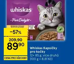 Tesco Whiskas Kapsičky pro kočky nabídka