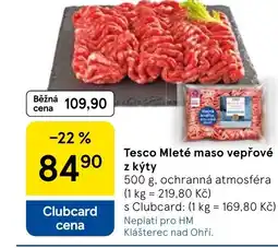 Tesco Tesco Mleté maso vepřové z kýty nabídka