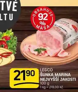 Flop ŠUNKA MARINA NEJVYŠŠÍ JAKOSTI nabídka