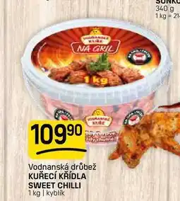 Flop KUŘECÍ KŘÍDLA SWEET CHILLI 1 kg | kyblík 340 g nabídka