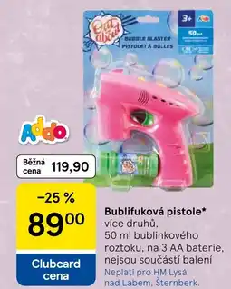 Tesco Bublifuková pistole nabídka