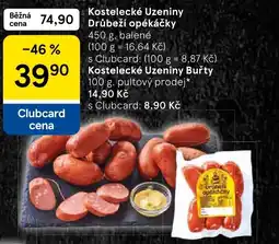 Tesco Kostelecké Uzeniny Drůbeží opékáčky nabídka
