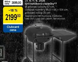 Tesco Gril kotlíkový s kolečky nabídka