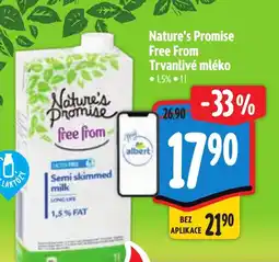Albert Nature's Promise Free From Trvanlivé mléko nabídka