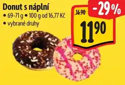 Albert Donut s náplní nabídka