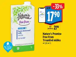 Albert Nature's Promise Free From Trvanlivé mléko nabídka