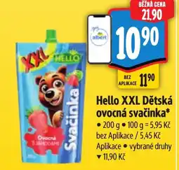 Albert Hello XXL Dětská ovocná svačinka nabídka