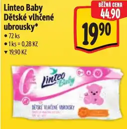 Albert Linteo Baby Dětské vlhčené ubrousky nabídka