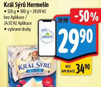 Albert Král Sýrů Hermelín nabídka