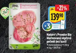 Albert Nature's Promise Bio Marinovaná vepřová pečeně bez kosti nabídka