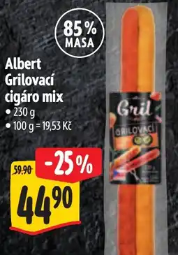 Albert Albert Grilovací cigáro mix nabídka