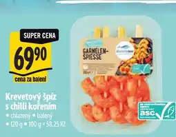 Albert Krevetový špíz s chilli kořením nabídka