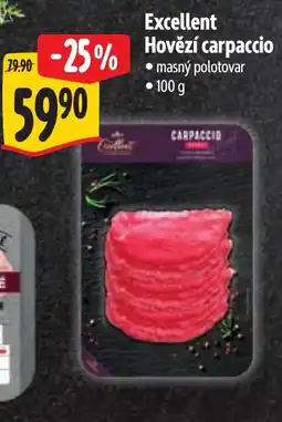 Albert Excellent Hovězí carpaccio nabídka