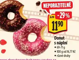 Albert Donut s náplní nabídka