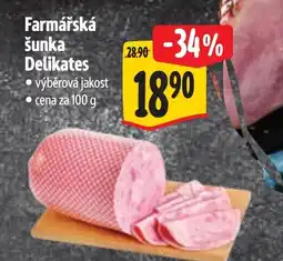 Albert Farmářská šunka Delikates nabídka