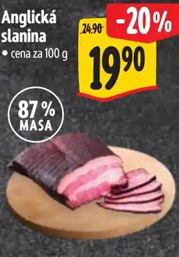 Albert Anglická slanina nabídka