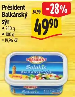 Albert Président Balkánský sýr nabídka