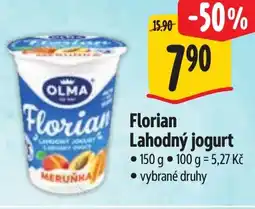 Albert Olma Florian Lahodný jogurt nabídka