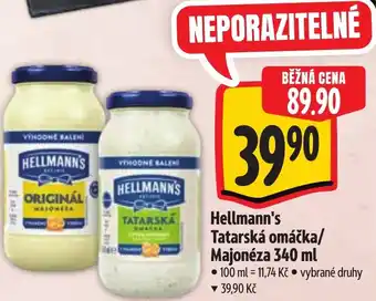 Albert Hellmann's Tatarská omáčka/ Majonéza nabídka