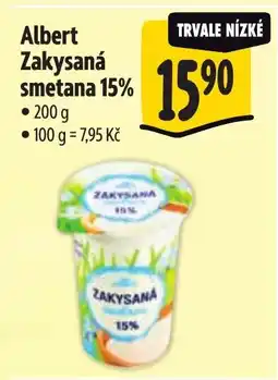 Albert Albert Zakysaná smetana 15% nabídka