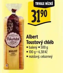 Albert Albert Toustový chléb nabídka