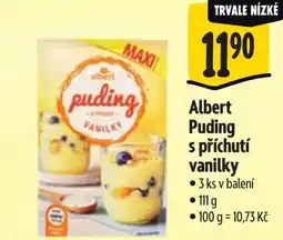 Albert Albert Puding s příchutí vanilky nabídka