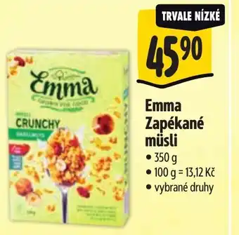 Albert Emma Zapékané müsli nabídka