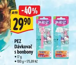 Albert PEZ Dávkovač s bonbony nabídka
