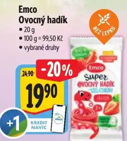 Albert Emco Ovocný hadík nabídka