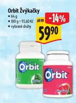 Albert Orbit žvýkačky nabídka