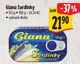 Albert Giana Sardinky nabídka