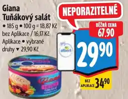 Albert Giana Tuňákový salát nabídka