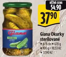 Albert Giana Okurky sterilované nabídka