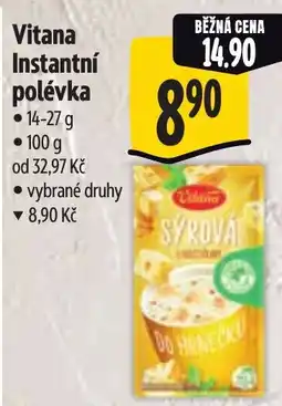 Albert Vitana Instantní polévka nabídka