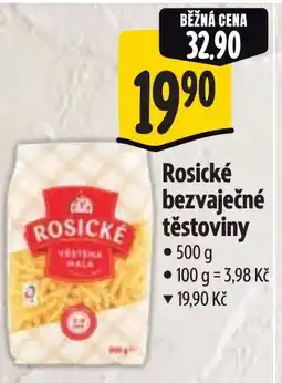Albert Rosické bezvaječné těstoviny nabídka