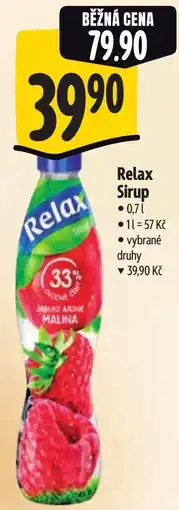 Albert Relax Sirup nabídka