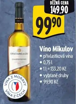 Albert Víno Mikulov nabídka