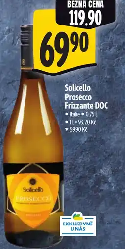 Albert Solicello Prosecco Frizzante DOC nabídka