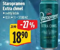 Albert Staropramen Extra chmel nabídka